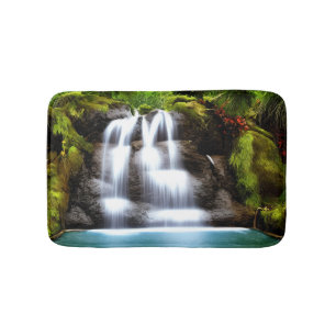 Wasserfall Badematte