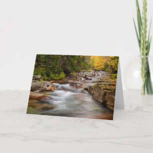 Wasserfall bei Jefferson Brook, New Hampshire Karte