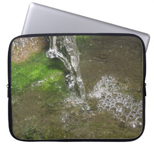 Wasserfall-Bubbling-Wasser-Laptop-Tasche Laptopschutzhülle