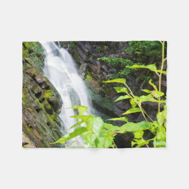 Wasserfall des Hell's Gate Canyon Fleecedecke (Vorderseite (Horizontal))