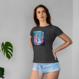 Wasserfall Fantasy Landschaft T-Shirt