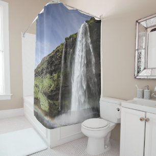 Wasserfall, fertigen Duschvorhang besonders an