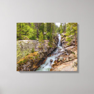 Wasserfall & Flusskaskade Leinwanddruck
