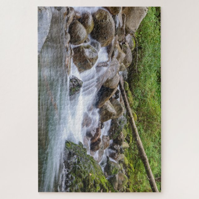 Wasserfall-Foto-Puzzlespiel Puzzle (Vertikal)
