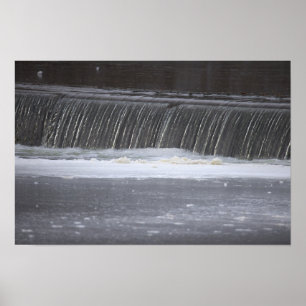 Wasserfall-Fotoplakat Poster