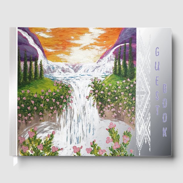 Wasserfall Gästebuch (Vorderseite)