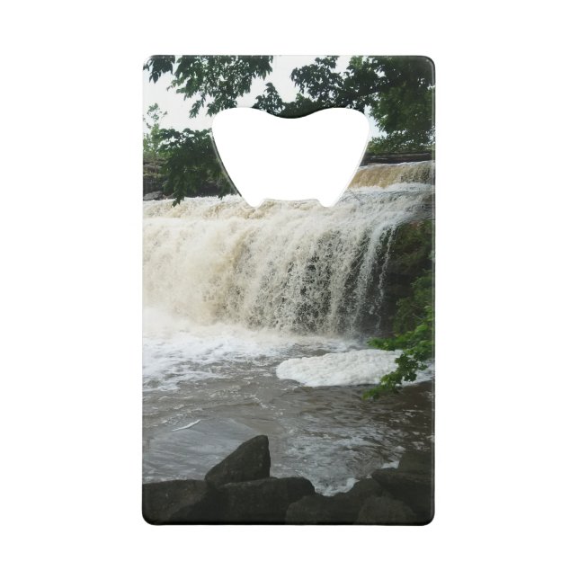 Wasserfall Geldbeutel Flaschenöffner (Vorderseite)