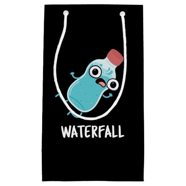 Wasserfall Gewitter Wasserpuppe Dunkel BG Kleine Geschenktüte (Vorderseite)