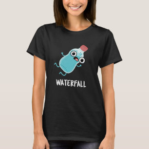 Wasserfall Gewitter Wasserpuppe Dunkel BG T-Shirt