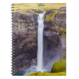 Wasserfall Haifoss, Island Notizblock