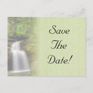 Wasserfall Hochzeit speichern Datum Postkarte