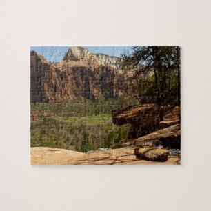 Wasserfall im Emerald Pools im Zion Nationalpark Puzzle