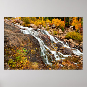 Wasserfall im Grand Teton Nationalpark Poster