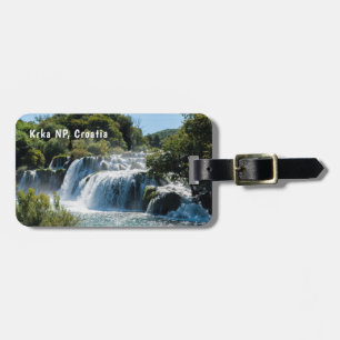 Wasserfall im Krka Nationalpark - Dalmatien, Kroat Gepäckanhänger