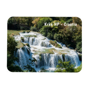 Wasserfall im Krka Nationalpark - Dalmatien, Kroat Magnet