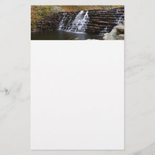 Wasserfall im Laurel Hill Staat Park I Briefpapier