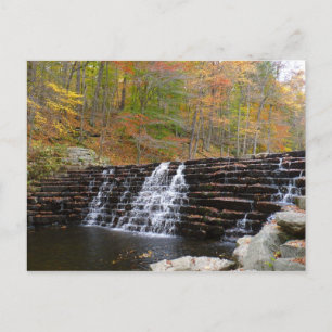Wasserfall im Laurel Hill Staat Park I Postkarte