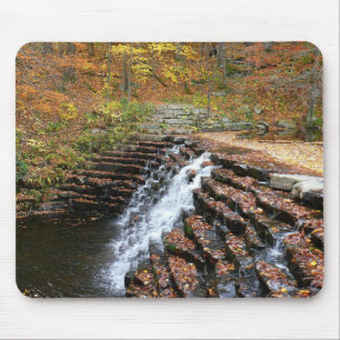 Wasserfall im Laurel Hill State Park II Mousepad
