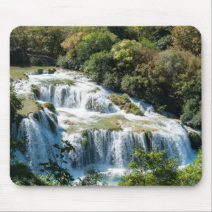 Wasserfall im Nationalpark Krka - Dalmatien, Kroat Mousepad