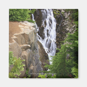 Wasserfall im Nationalpark Rainier Magnet