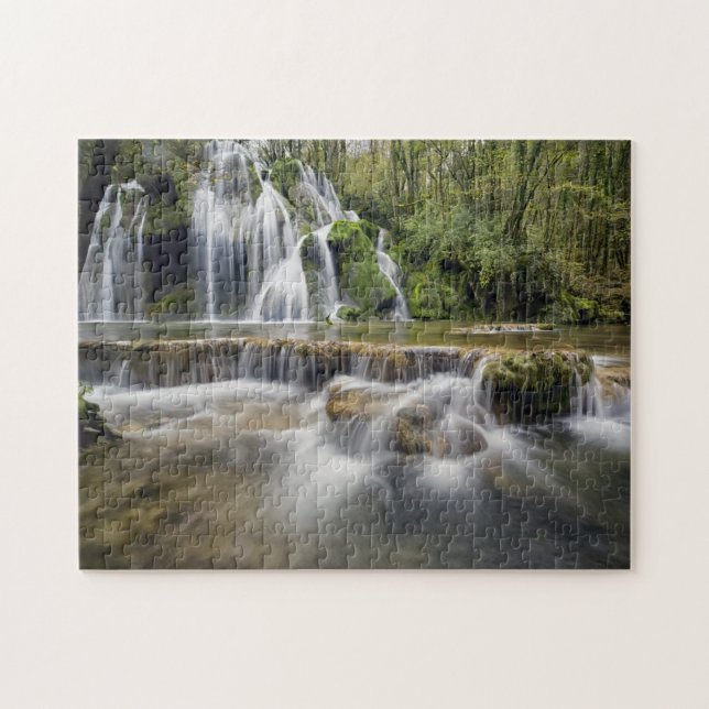 Wasserfall im Wald Puzzle (Horizontal)