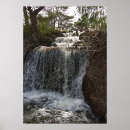 Wasserfall im Zen Gardens Poster