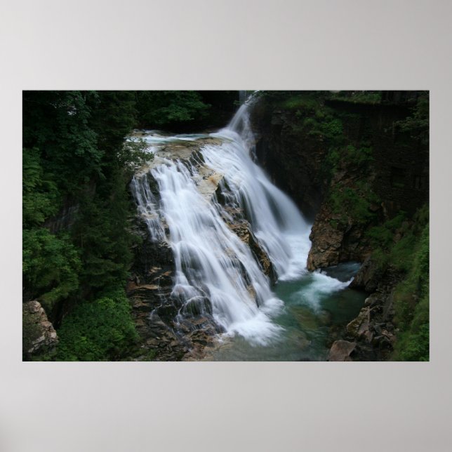 Wasserfall in Bad Gastein Poster (Vorne)