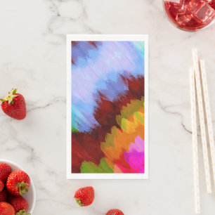 Wasserfall in Farbe, Natur 2 Serviette