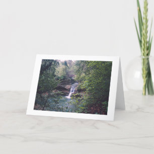 WASSERFALL IN FORSTEN (FOTOG/TAREAU-QUOTE INNERHAL KARTE
