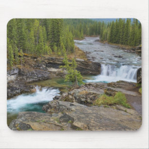 Wasserfall in kanadischen Rocky Mountains Mousepad