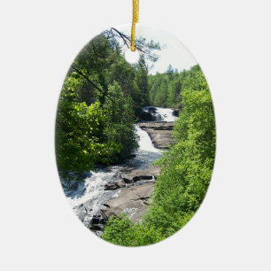 WASSERFALL in NC Keramikornament