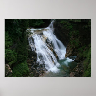 Wasserfall in schlechtem Gastein Poster