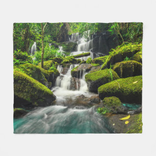 Wasserfall in Wanne Berk Berg des Dschungel-  Phu Fleecedecke