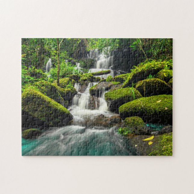 Wasserfall in Wanne Berk Berg des Dschungel-| Phu Puzzle (Horizontal)