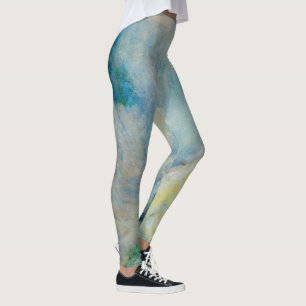 Wasserfall in Yellowstone von Twachtman, Vintage A Leggings
