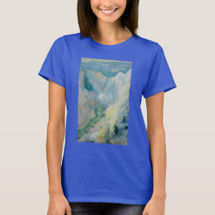 Wasserfall in Yellowstone von Twachtman, Vintage A T-Shirt