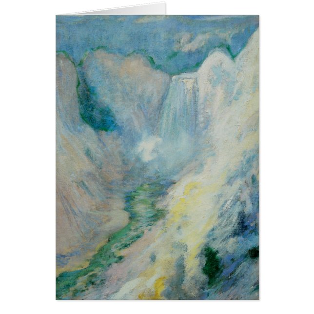 Wasserfall in Yellowstone von Twachtman, Vintage K (Vorne)
