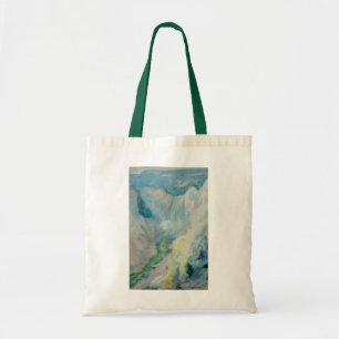 Wasserfall in Yellowstone von Twachtman, Vintage K Tragetasche
