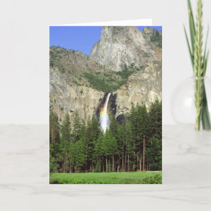 Wasserfall in Yosemite Nationalpark, Kalifornien, Karte