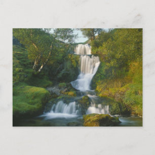 Wasserfall, Insel Skye, Schottland Postkarte