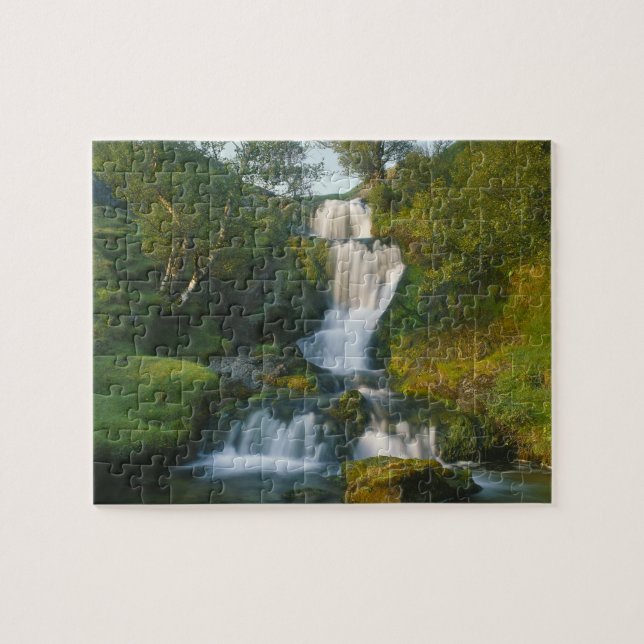 Wasserfall, Insel Skye, Schottland Puzzle (Horizontal)