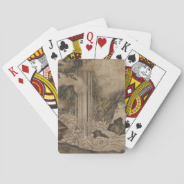 Wasserfall (japanische Landschaftskunst) (Kano Mot Spielkarten