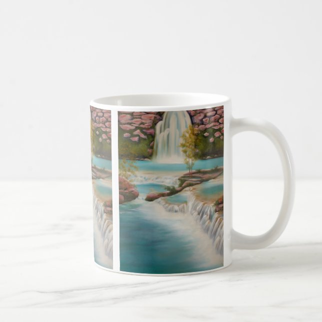 Wasserfall Kaffeetasse (Rechts)