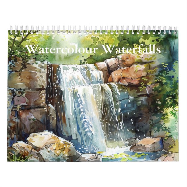 Wasserfall-Kalender  Kalender (Titelbild)
