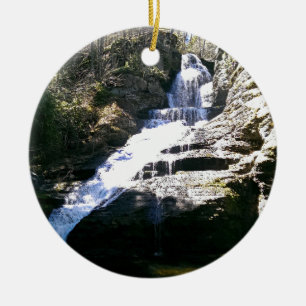 Wasserfall Keramikornament