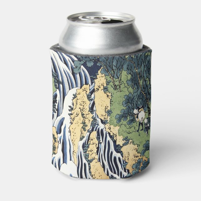 Wasserfall Kirifuri in der Nähe des Kurokami-Gebir Dosenkühler (Kanne Rückseite)