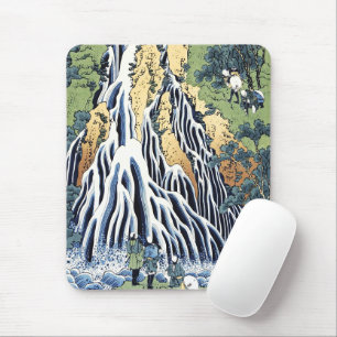 Wasserfall Kirifuri in der Nähe des Kurokami-Gebir Mousepad