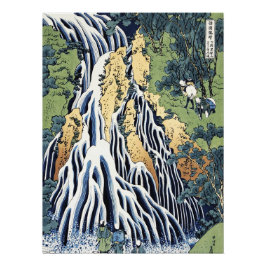 Wasserfall Kirifuri in der Nähe des Kurokami-Gebir Poster