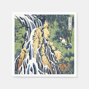 Wasserfall Kirifuri in der Nähe des Kurokami-Gebir Serviette