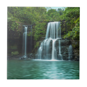 Wasserfall Klong Chao   KOH Kood Insel Fliese